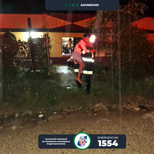 Foto: Bomberos Municipales Departamentales