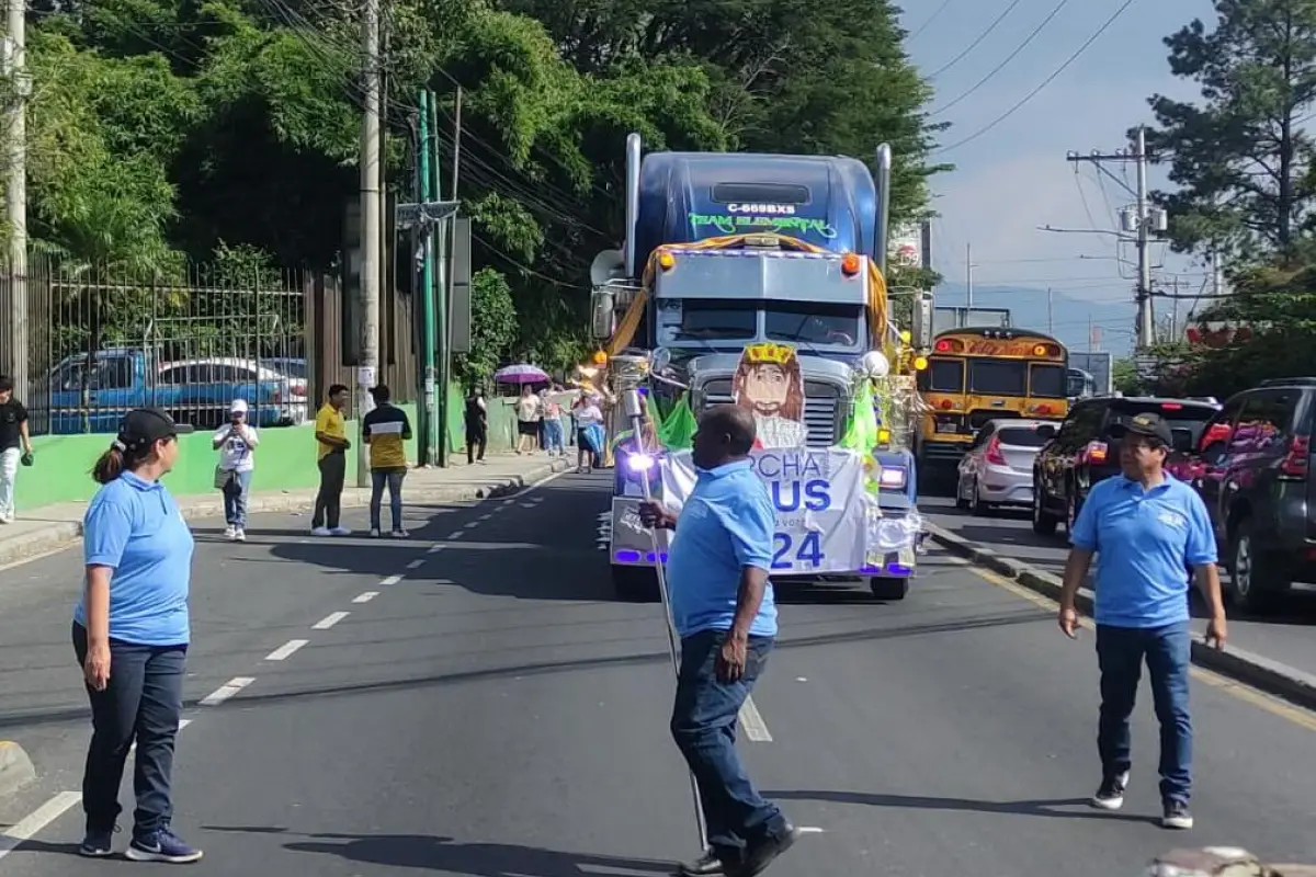 El 21 de septiembre de 2024, la Alianza Evangélica de Guatemala celebró una marcha similar en el Centro Histórico. Foto: PMT de Villa Nueva.