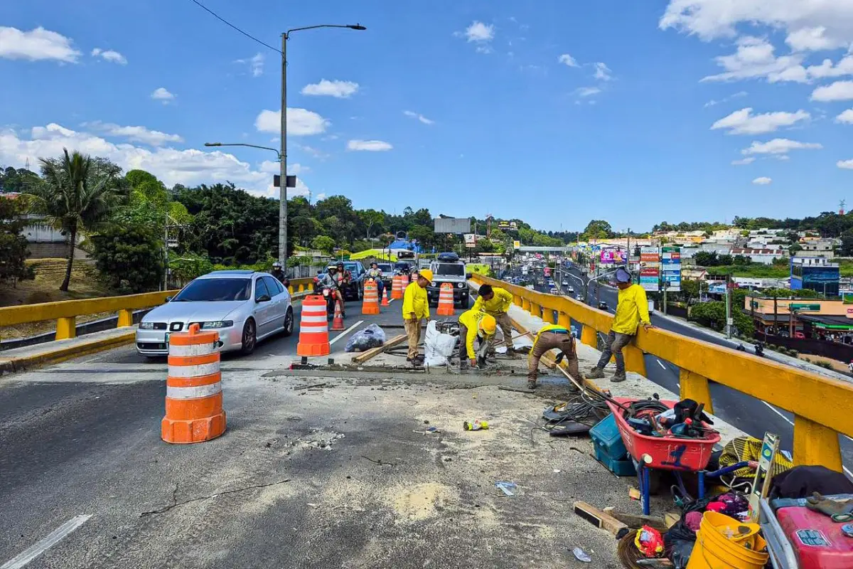 Los trabajos empezaron antes de lo previsto, informó la PMT de Villa Nueva. Foto: Covial.