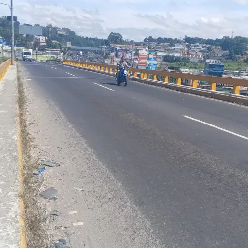 El paso a desnivel Enrique Tejada es de vital importancia para el ingreso al municipio de Villa Nueva. Foto: Dalia Santos.