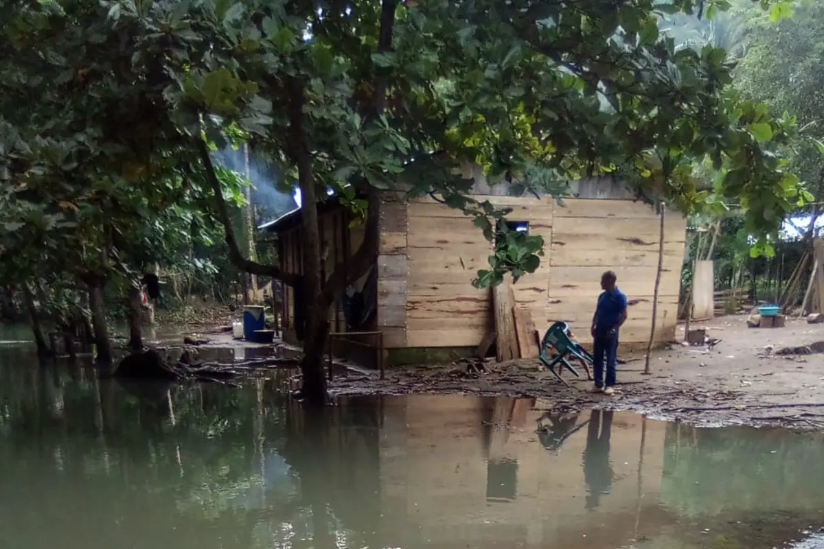 Las lluvias de las últimas 24 horas afectaron a por lo menos 25 viviendas, según las autoridades. Foto: Conred.