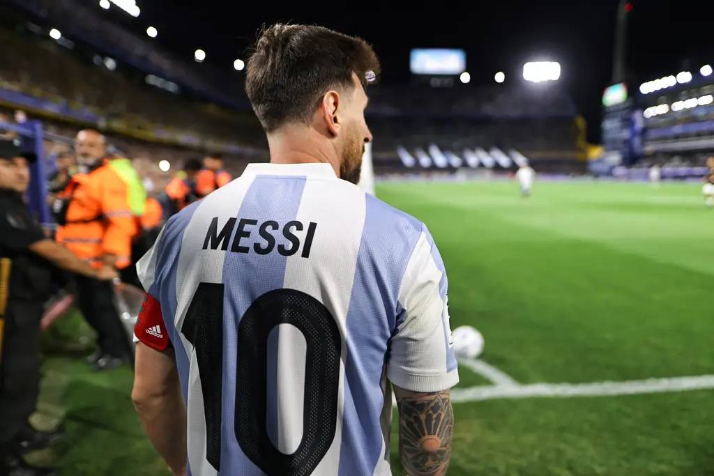 Leo Messi, capitán de la selección argentina / 