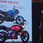 Hero MotoCorp refuerza su portafolio con el lanzamiento de la nueva Hunk 150 XTECt