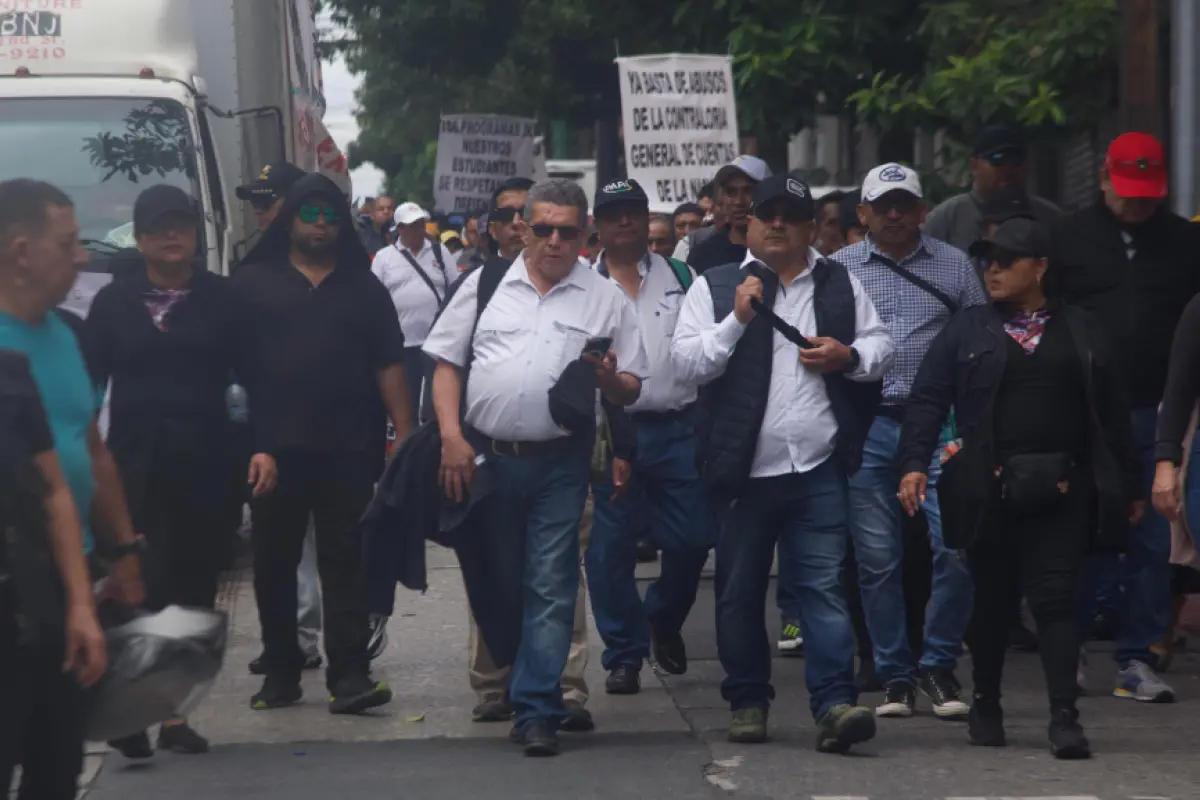 El líder sindical Joviel Acevedo encabezó las manifestaciones en la capital el jueves 21 de noviembre. Foto: Omar Solís/EU