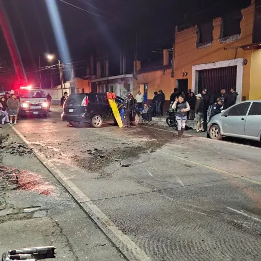 Accidente en Jocotenango. Foto: Bomberos Voluntarios