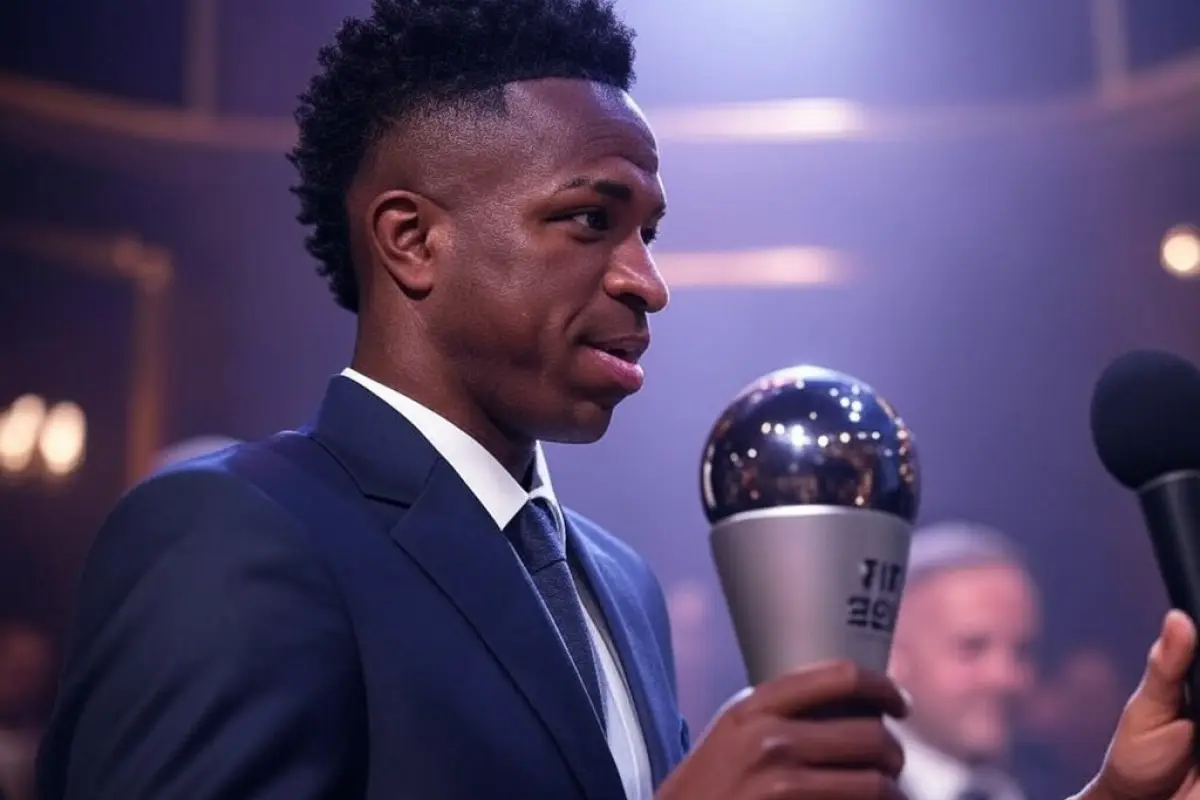 Vinícius conquista el premio FIFA The Best 2024, 