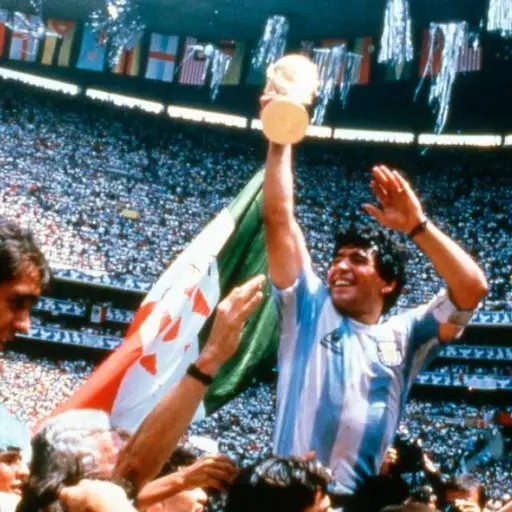 Diego Armando Maradona, campeón del mundo en el Mundial de 1986 - Archivo