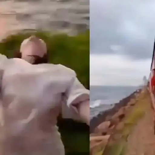 mujer-cae-de-un-tren-por-tomarse--foto ,