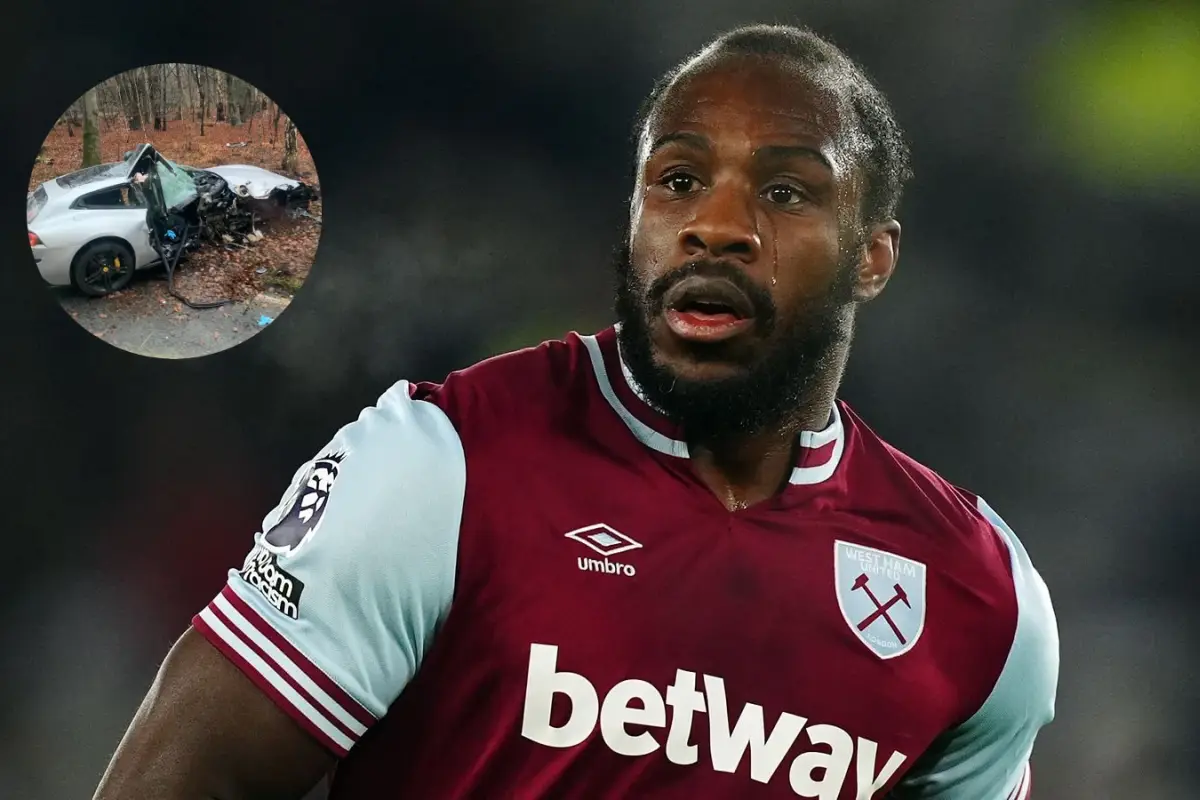 Michail Antonio, jugador del West Ham, involucrado en fuerte accidente, 