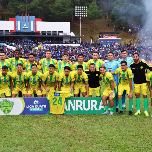 Jugadores de Xinabajul-Huehue - Liga Guate Banrural