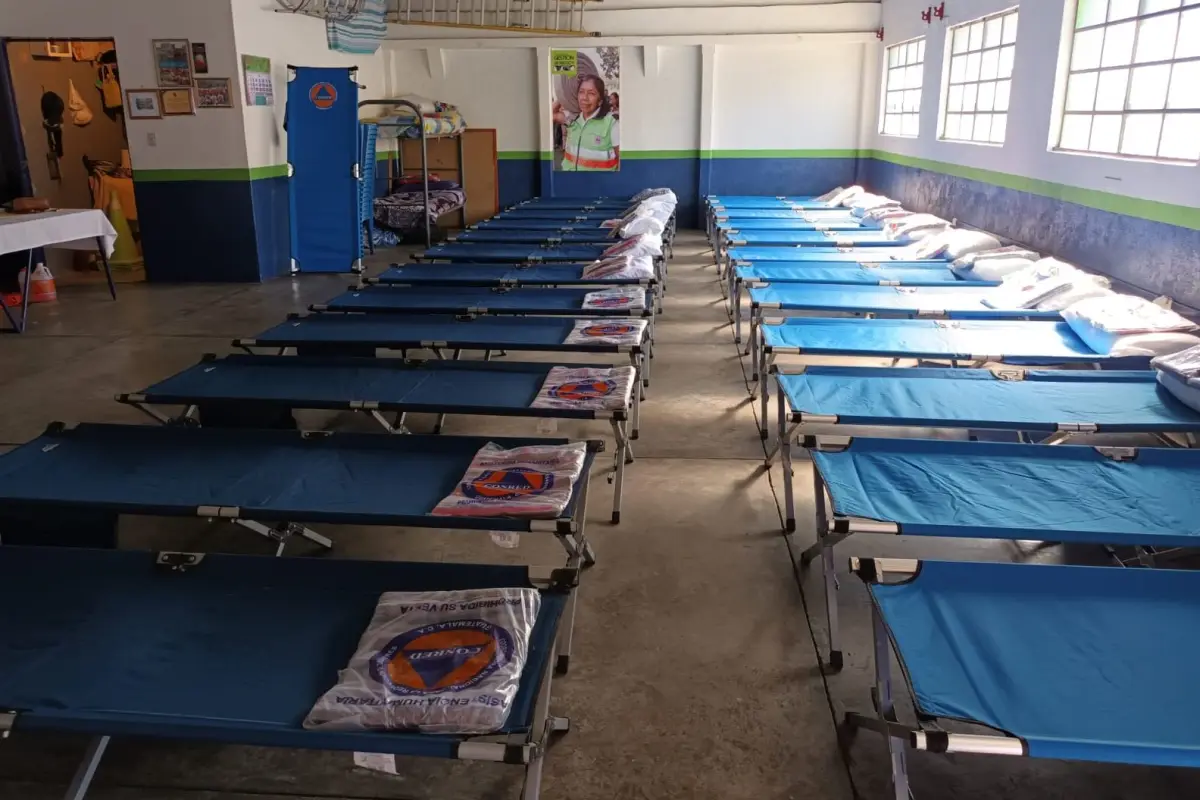 Los albergues por bajas temperaturas fueron instalados en distintos puntos del país., Archivo.