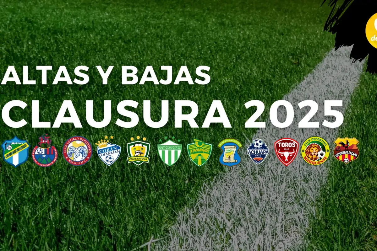 Altas y bajas para el Clausura 2025 de la Liga Guate Banrural, 