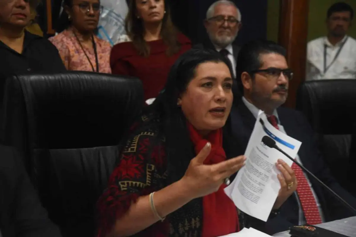 Blanca Alfaro continuará al frente del TSE por inhabilitación de su sucesor. , Archivo.