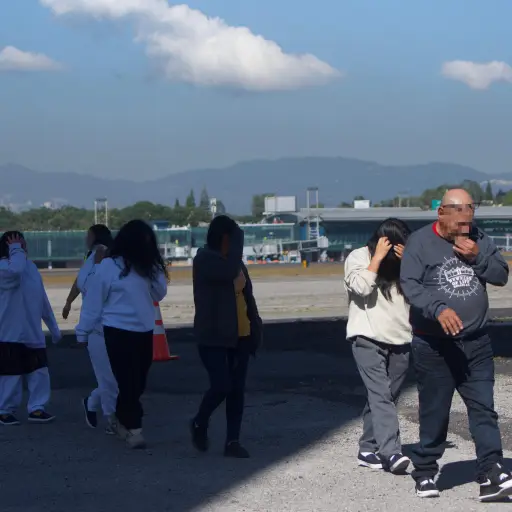 Migrantes guatemaltecos retornados llegaron por vía aérea procedentes de EE. UU. ,Omar Solís/Emisoras Unidas