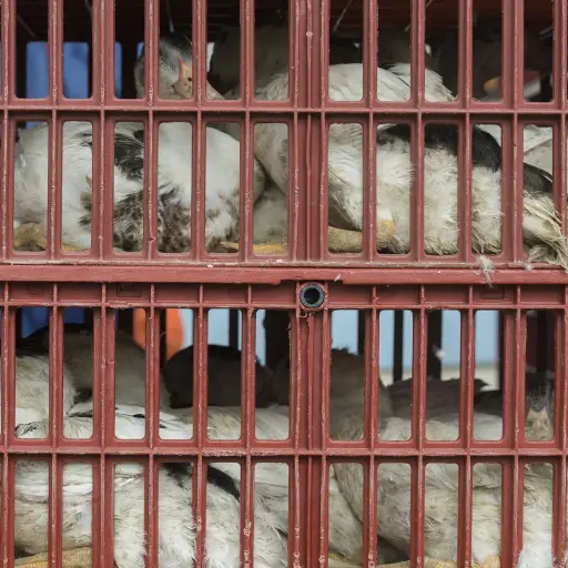 Fotografía de archivo de aves de corral que son llevadas en jaulas a un matadero para evitar que se extienda una epidemia de gripe aviar. ,Foto EFE