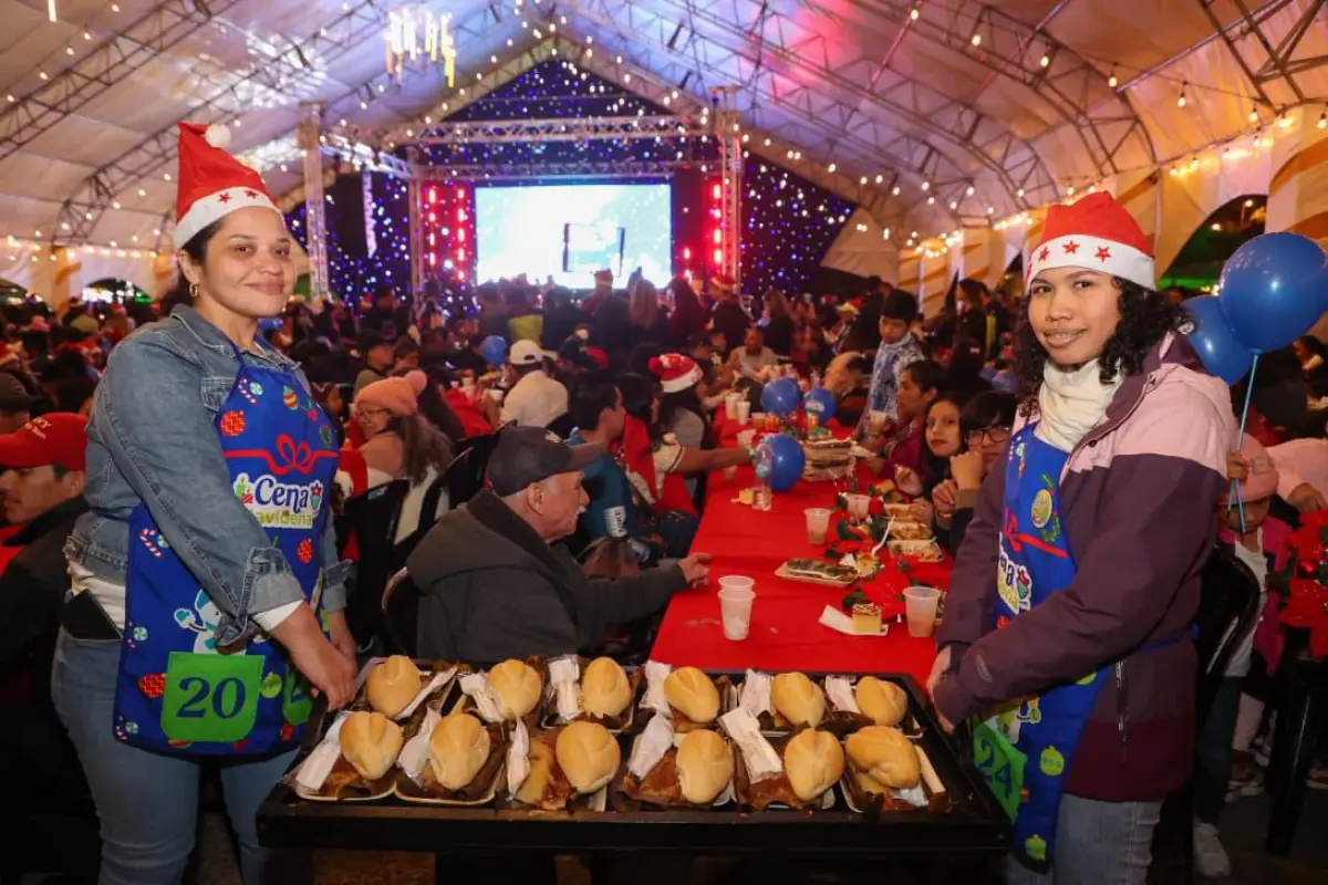 cena navideña de la Municipalidad de Guatemala