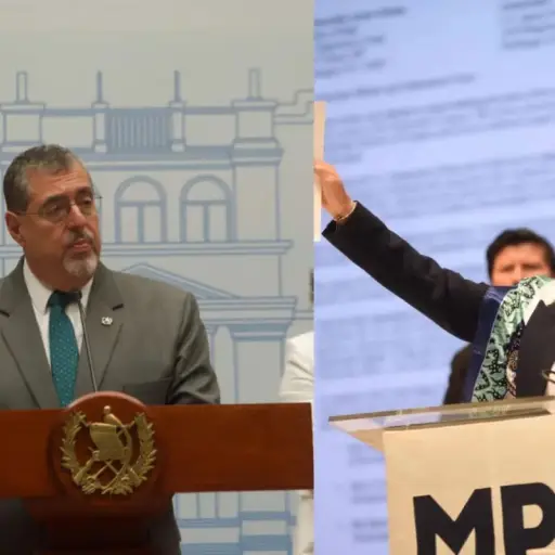 La última crisis en la que Arévalo y Porras intercambiaron palabras fue el 17 y 18 de noviembre de 2024. ,Archivo.