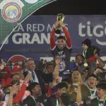 Celebración de Xelajú MC, campeón del Apertura 2024 ,Alex Meoño