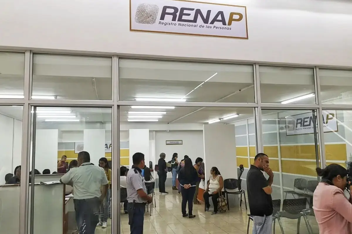 Sede del RENAP., Archivo.