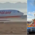 El avión estaba intentando un aterrizaje forzoso debido a un mal funcionamiento del tren de aterrizaje cuando se produjo el accidente. ,Foto X