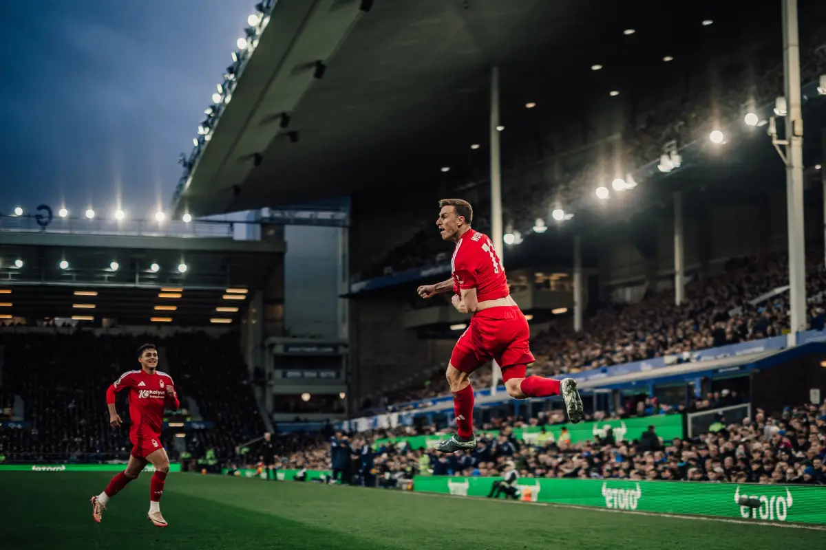 Celebración del Nottingham Forest en Goodison Park - Nottingham Forest FC