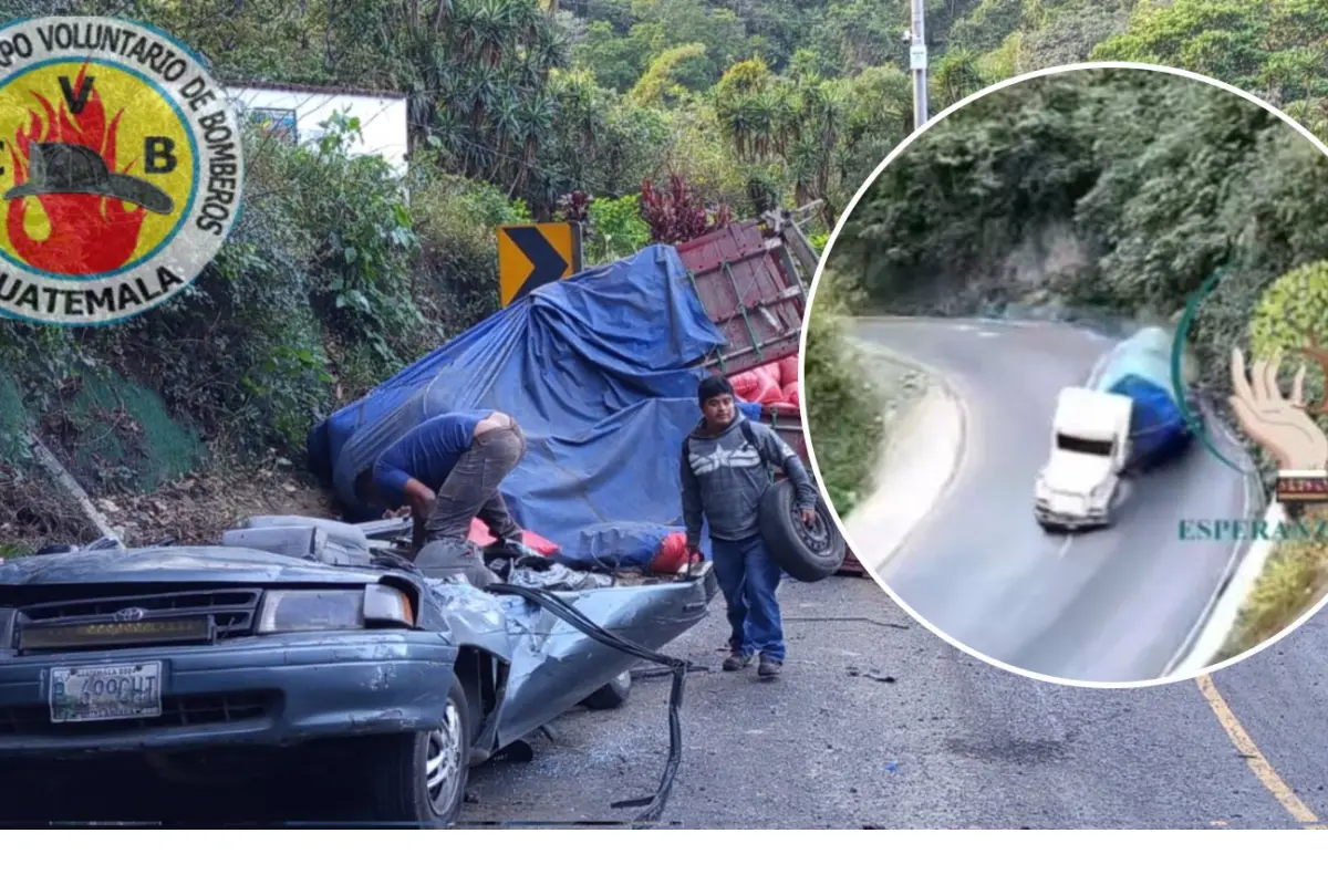 Accidente km 38.5 Palín, Bomberos Voluntarios