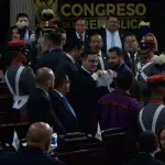 El incidente entre los diputados Chocooj y Pérez ocurrió al finalizar la sesión solemne el 14 de enero en el Congreso. ,Omar Solís/Emisoras Unidas