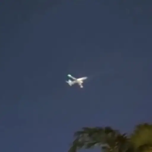 Incidente aeronaves ,Captura de pantalla