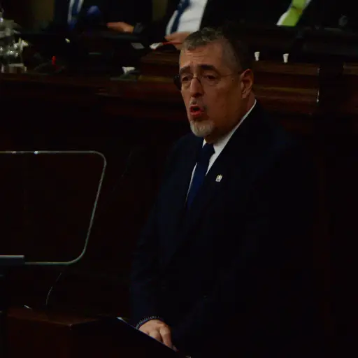 El presidente Bernardo Arévalo rindió su primer informe de labores ante el Congreso. ,Omar Solís/Emisoras Unidas