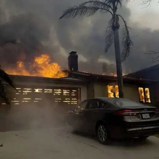 La cifra de muertos por los incendios en Los Ángeles aumenta. ,Redes sociales.