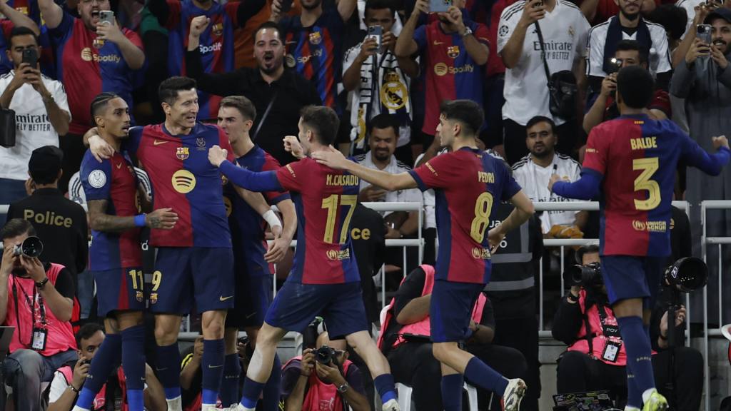 Final de la Supercopa de España 2025 entre Real Madrid y Barcelona | EFE