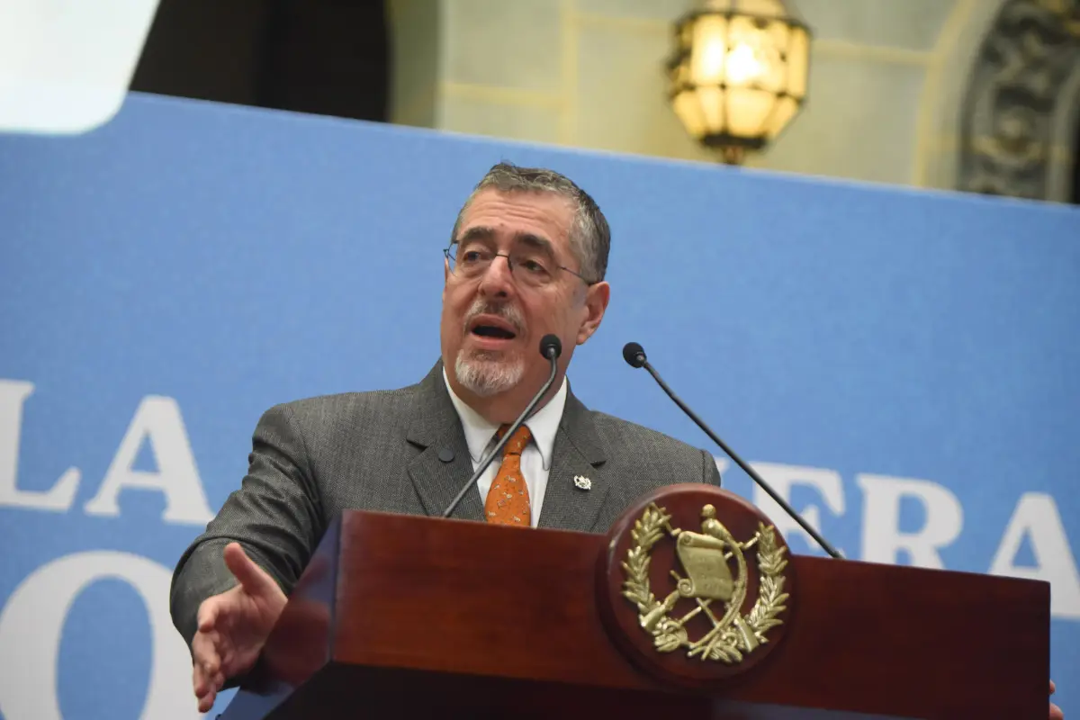 El mandatario brindó conferencia en el Palacio Nacional en la víspera de cumplir un año de Gobierno., Omar Solís/Emisoras Unidas