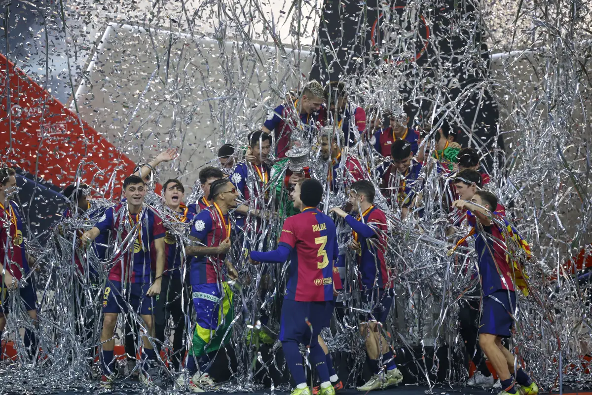 Barcelona ganó la Supercopa de España 2025.