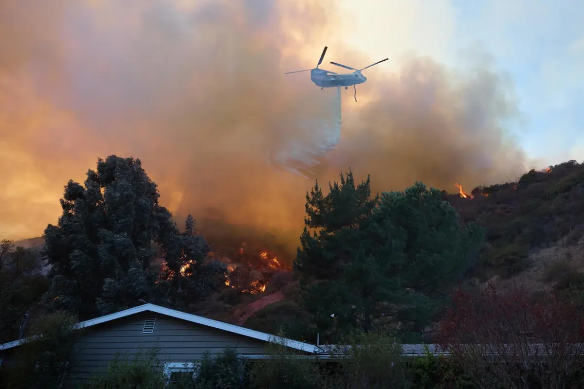 Incendios en Los Ángeles, Foto EFE