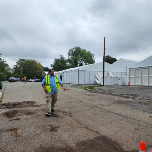 Alojamiento para migrantes en el barrio de Queens, Nueva York. ,Foto EFE