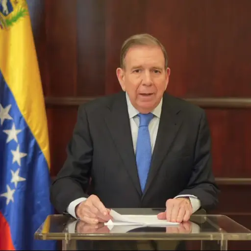 aptura de pantalla tomada de la cuenta en X del líder opositor venezolano, Edmundo González Urrutia, durante una declacración este viernes, desde Santo Domingo (R. Dominicana).  ,Foto EFE