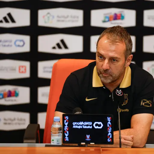 Hansi Flick, técnico del FC Barcelona - EFE