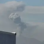 Autoridades reportaron que dan seguimiento a la actividad del volcán de Fuego. ,Cruz Roja Guatemalteca.