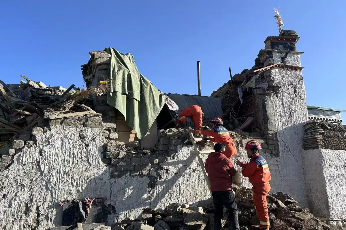 Terremoto en el Tibet, enero 2025, EFE