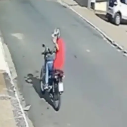 La víctima del mortal accidente fue identificada como Jefferson Camargo Félix da Silva ,Captura de pantalla video X.