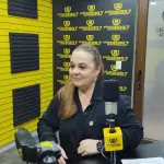 La ministra de Educación, Anabella Giracca, durante la entrevista en el programa A Primera Hora. ,.