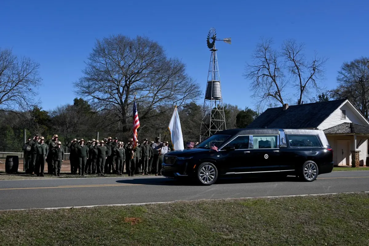 EE. UU. inicia despedida al expresidente Jimmy Carter, en Georgia, EFE