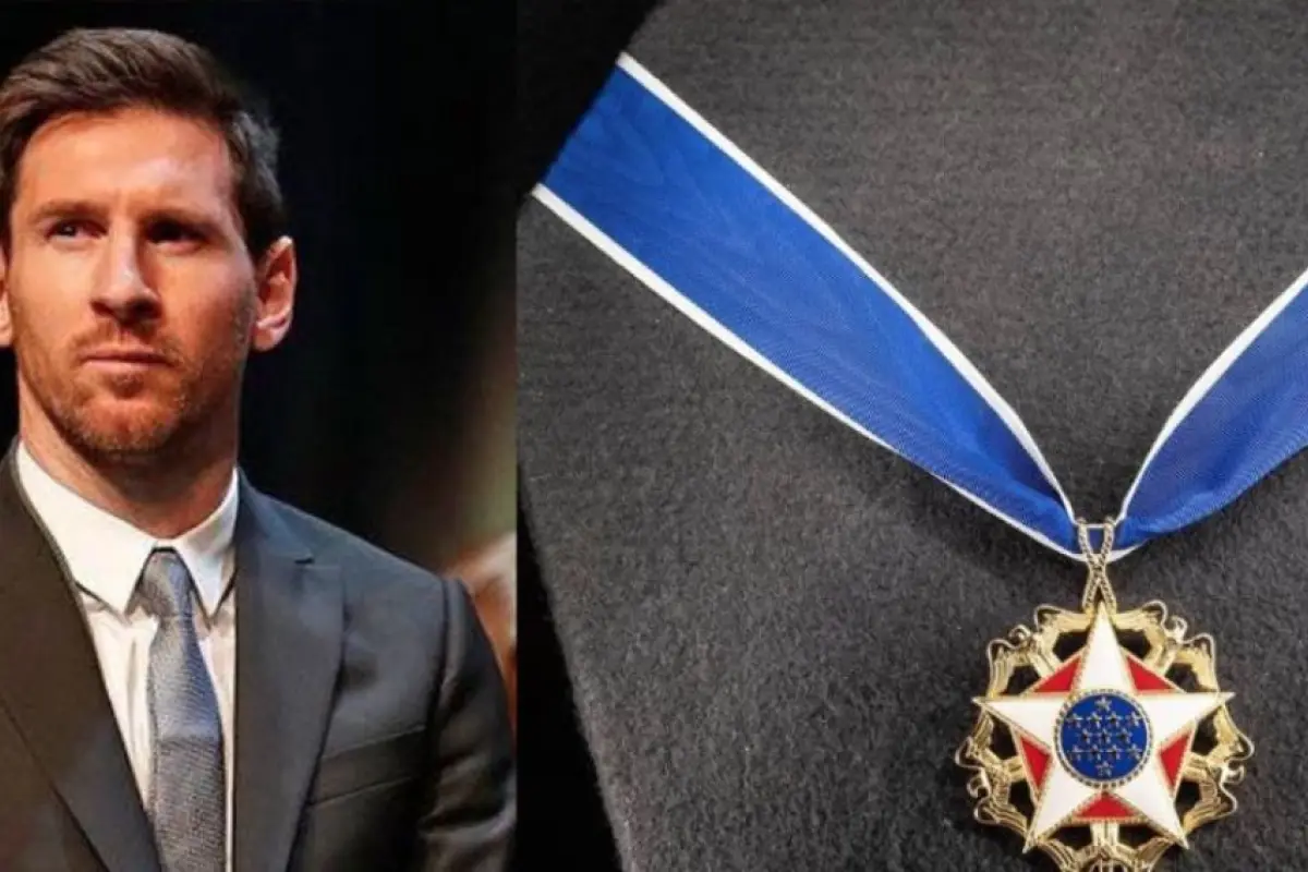 Lionel Messi recibe la Medalla Presidencial de la Libertad