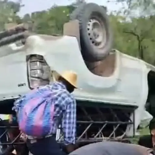 accidentes-de-picops-dejan-heridos-guatemala-2-enero-2025 ,Captura de pantalla video X.