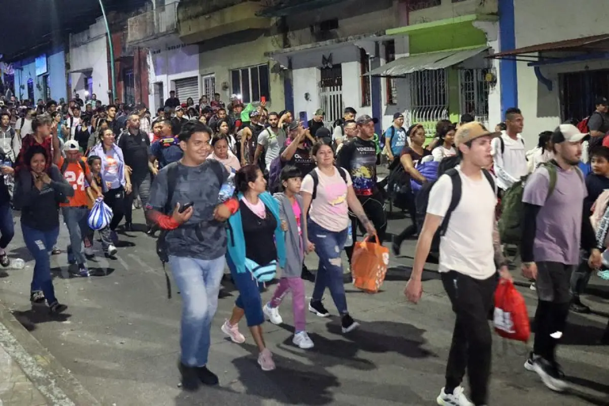 primera-caravana-migrante-de-2025, Redes sociales.