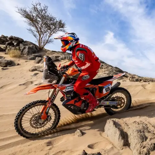 Francisco Arredondo debutó en el Rally Dakar 2025