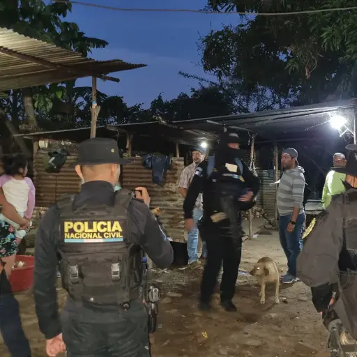 Allanamientos en Escuintla  ,PNC