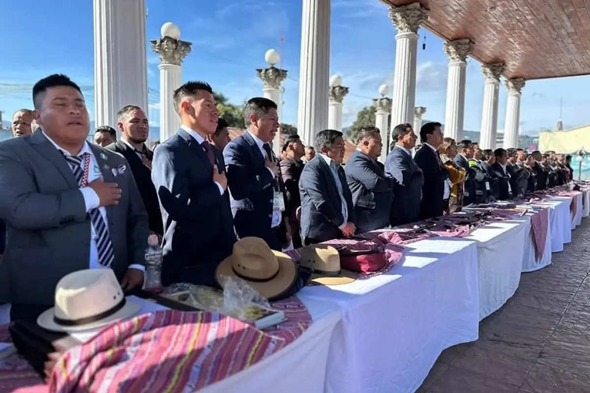 nueva-junta-directiva-de-los-48-cantones-asume-cargos, Foto: Noticias de Totonicapán/Facebook 