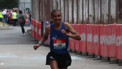 Alberto González agradecido con Dios tras la San Silvestre