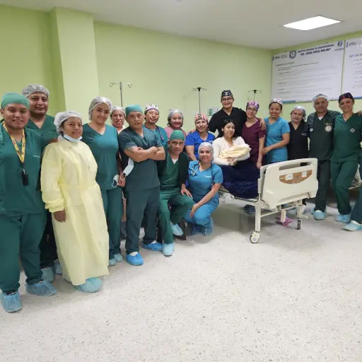 primer-bebe-del-2025-nace-en-huehuetenango ,Foto: Hospital Regional de Huehuetenango